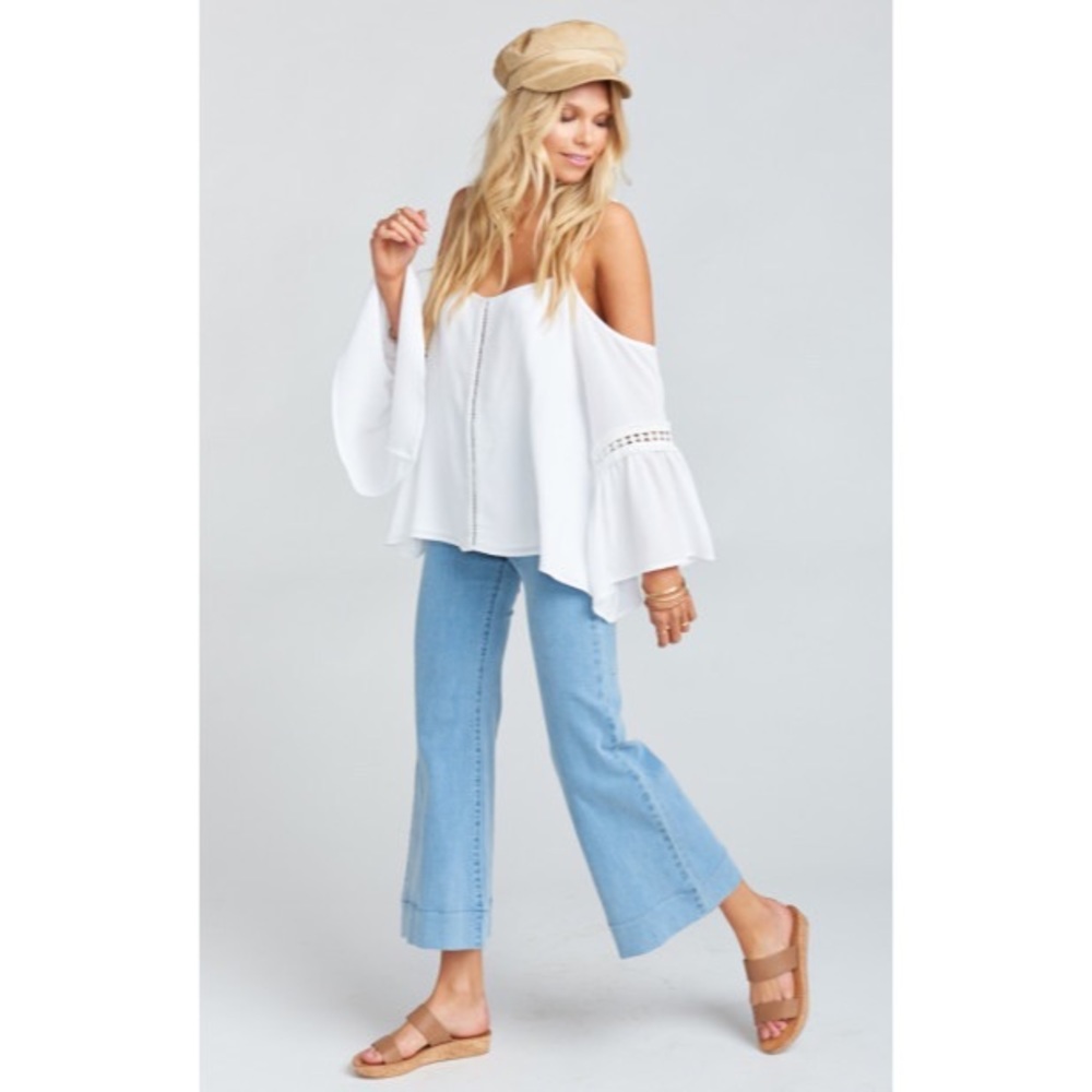NWT Show Me Your MuMu Tucker Drapey Flowy Top